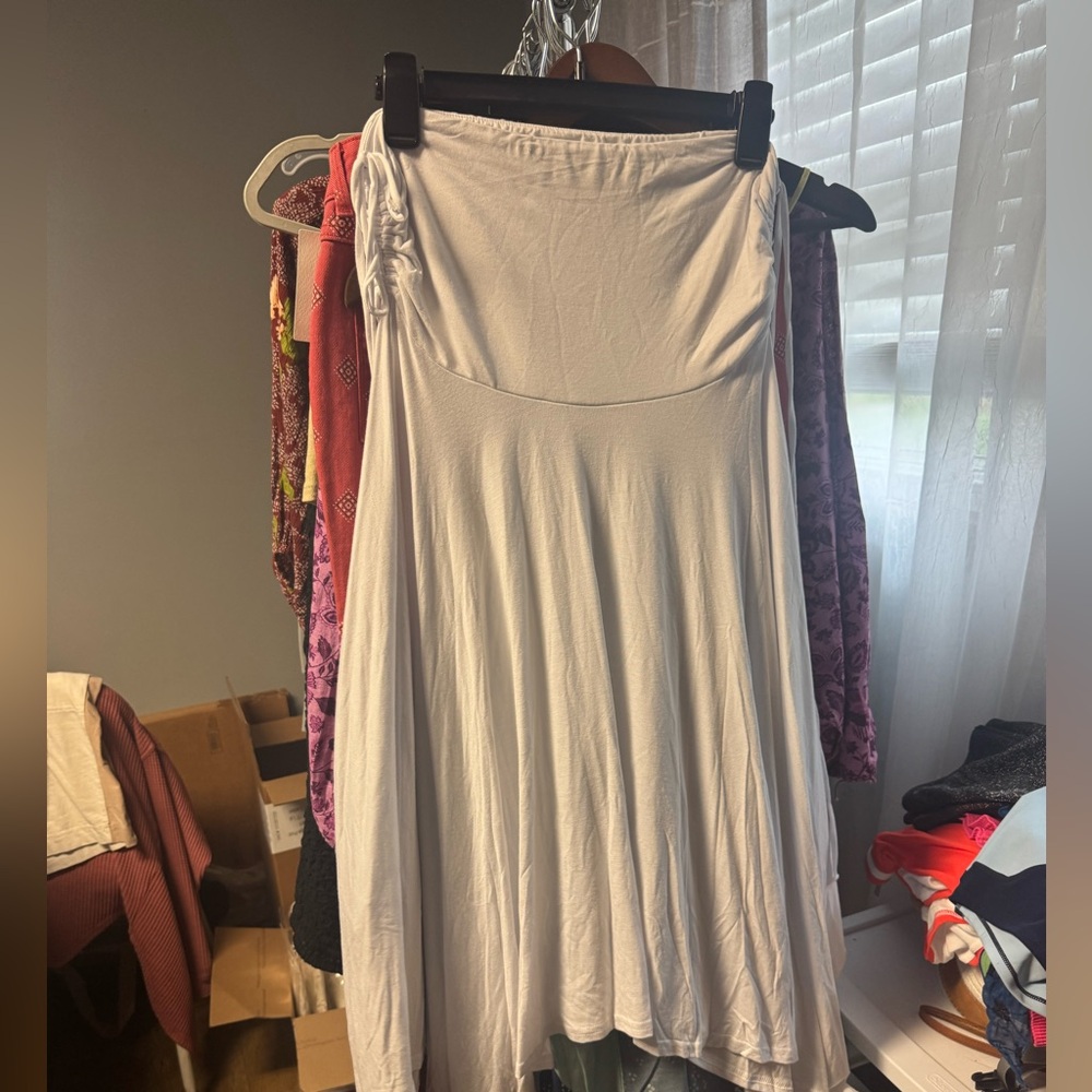 Free People Freest Zella Convertible Skirt in White Size Med Retail $ - Picture 5 of 6